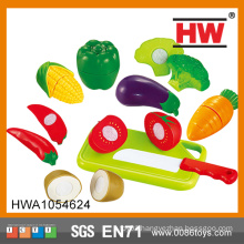 Hot Selling plastic pretend vegetable toys for kids